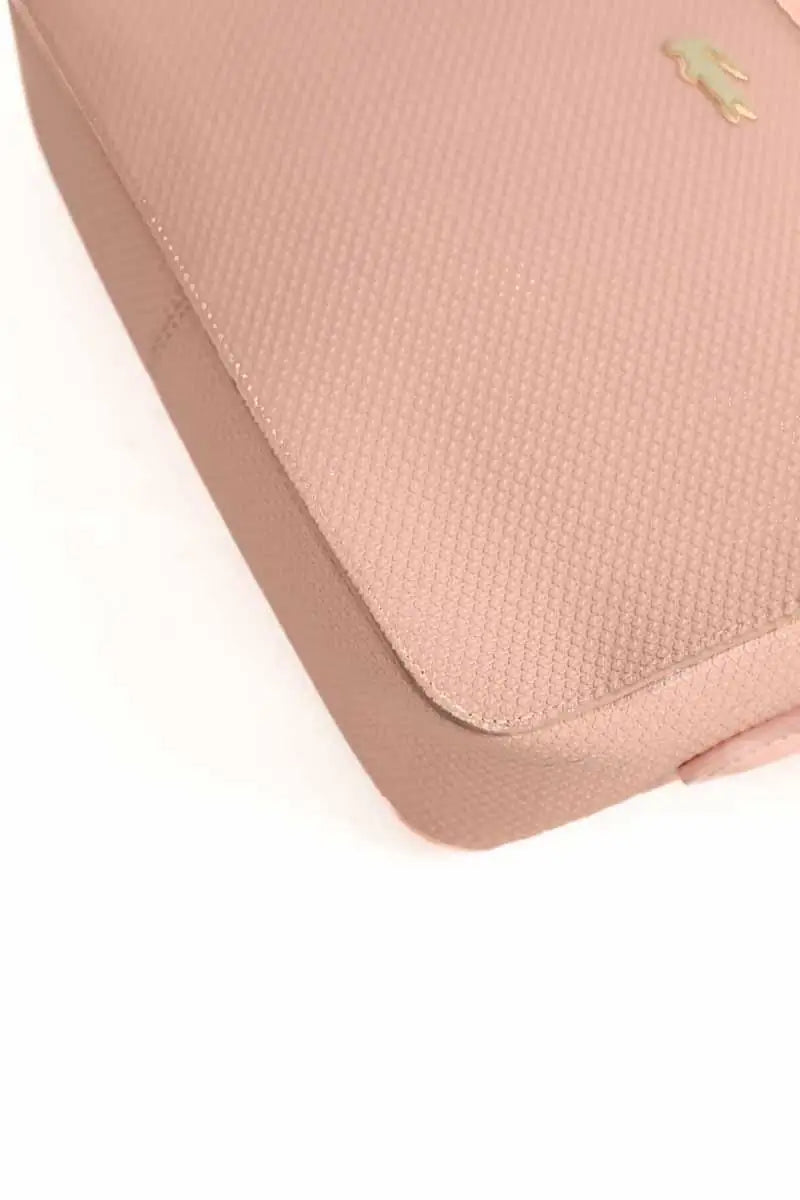Sac à bandoulière Lacoste Rose en Cuir