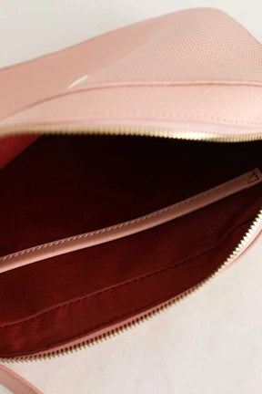 Sac à bandoulière Lacoste Rose en Cuir