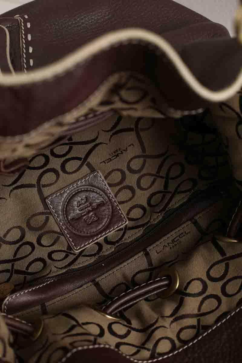 Sac à bandoulière Lancel Bordeaux en Cuir