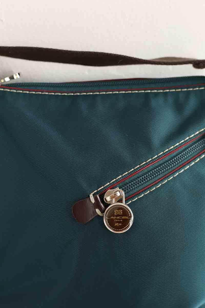 Sac à bandoulière Lancel Vert en Tissu