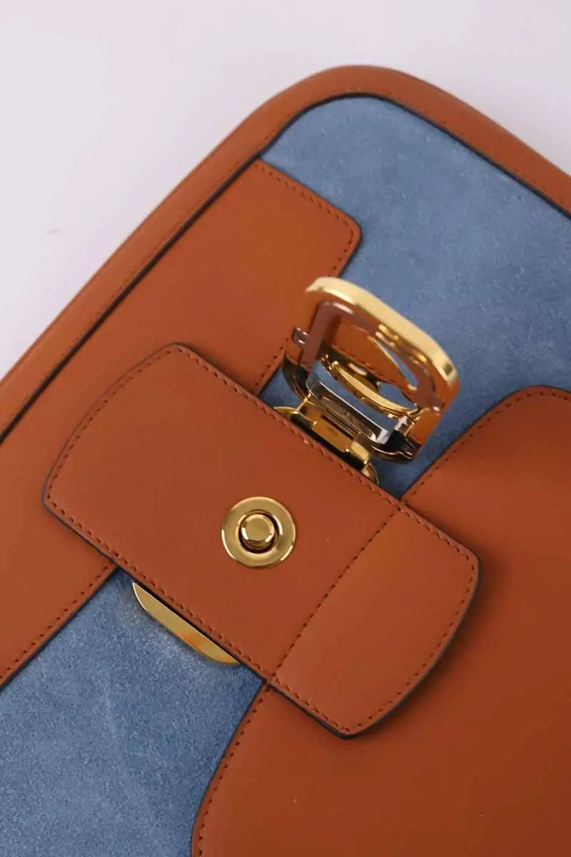 Sac à bandoulière Lanvin Marron en Cuir