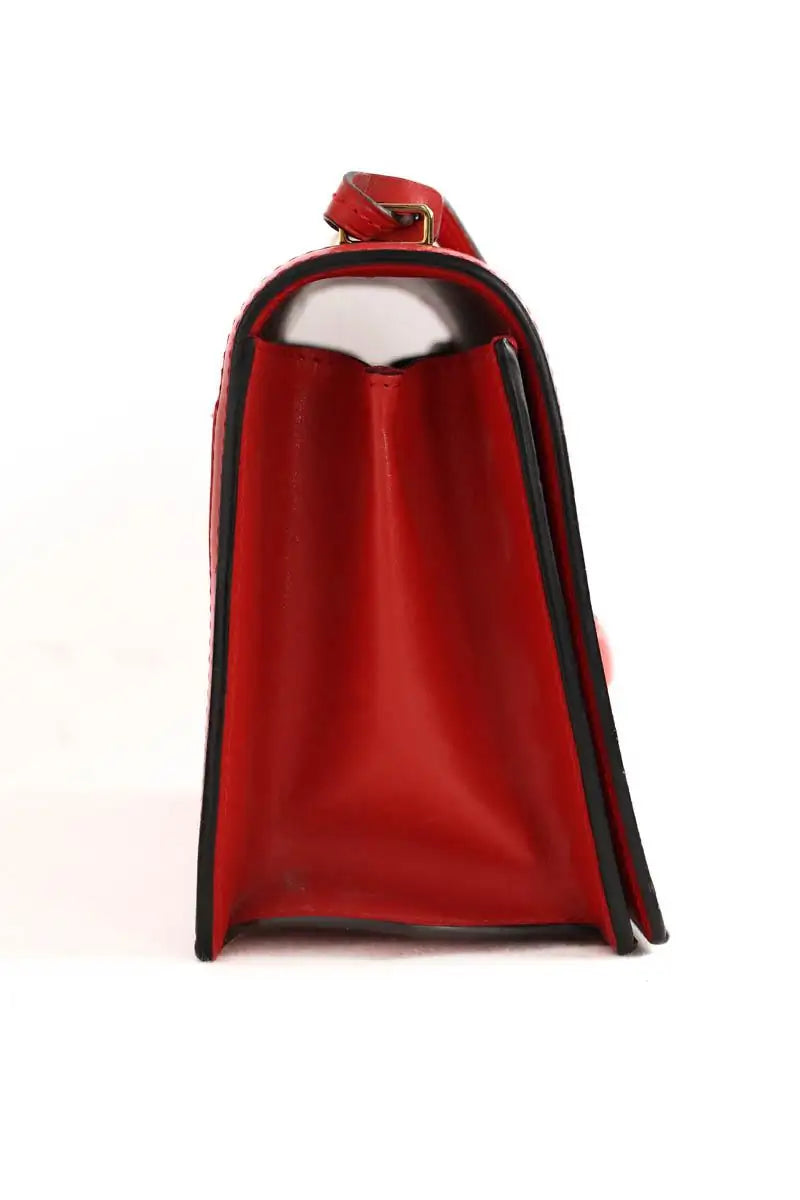Sac à bandoulière Loewe Barcelona Rouge en Cuir