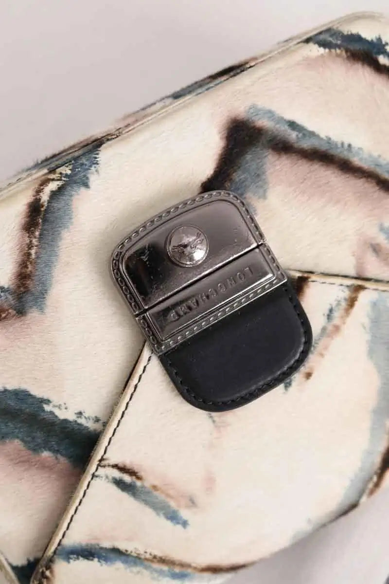 Sac à bandoulière Longchamp Beige en Cuir