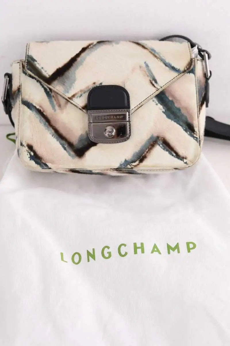 Sac à bandoulière Longchamp Beige en Cuir