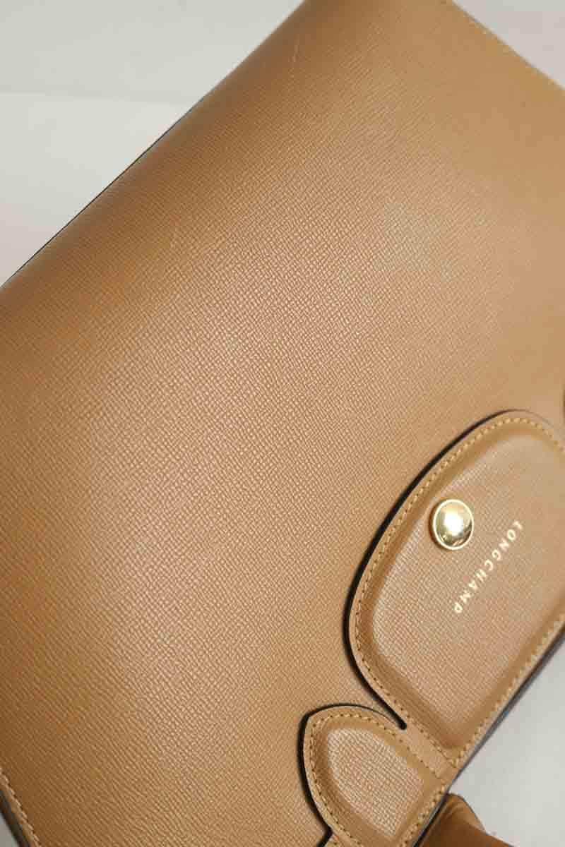 Sac à bandoulière Longchamp Camel en Cuir