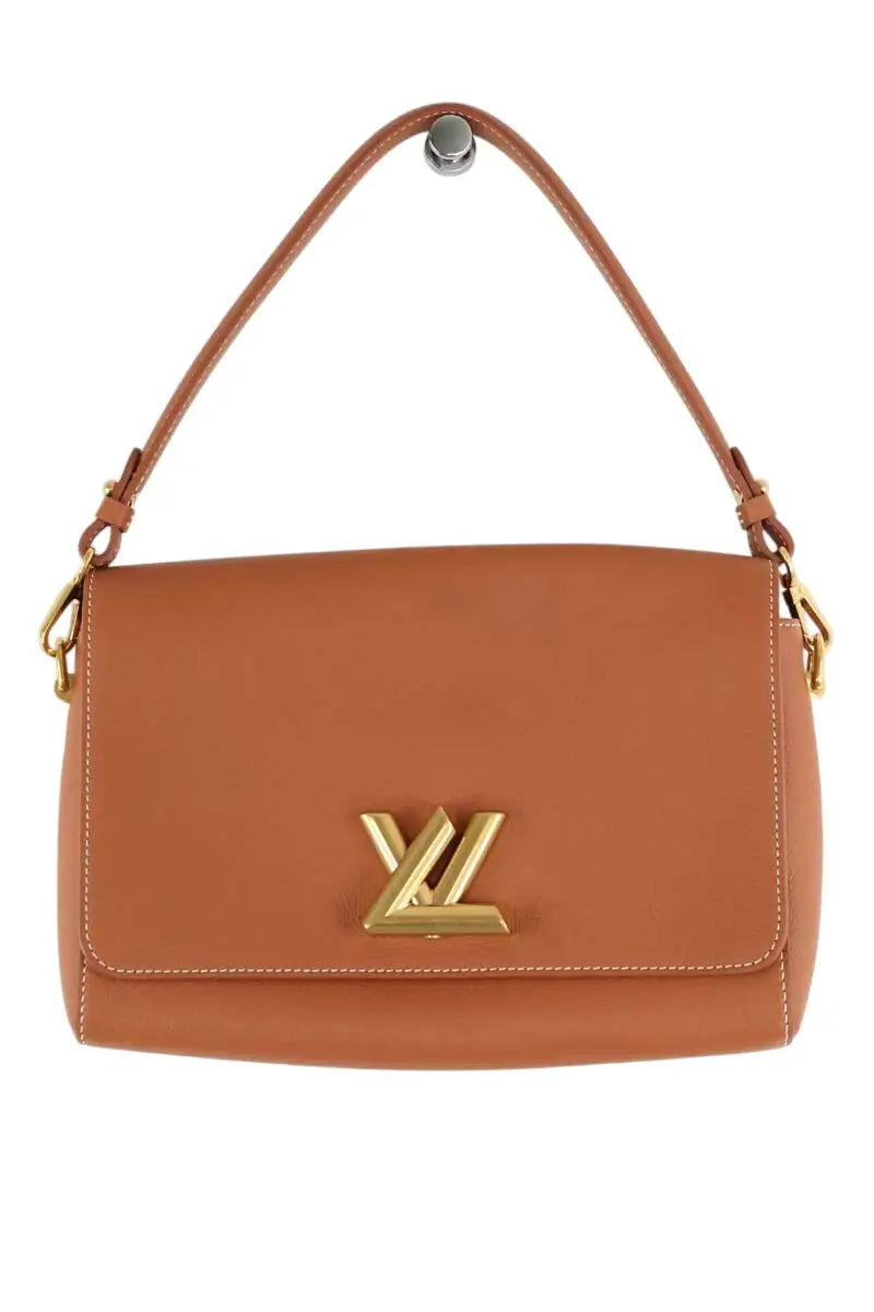 Sac à bandoulière Louis Vuitton Calfskin soft twist shoulder bag cognac Camel en Cuir - Seconde Main