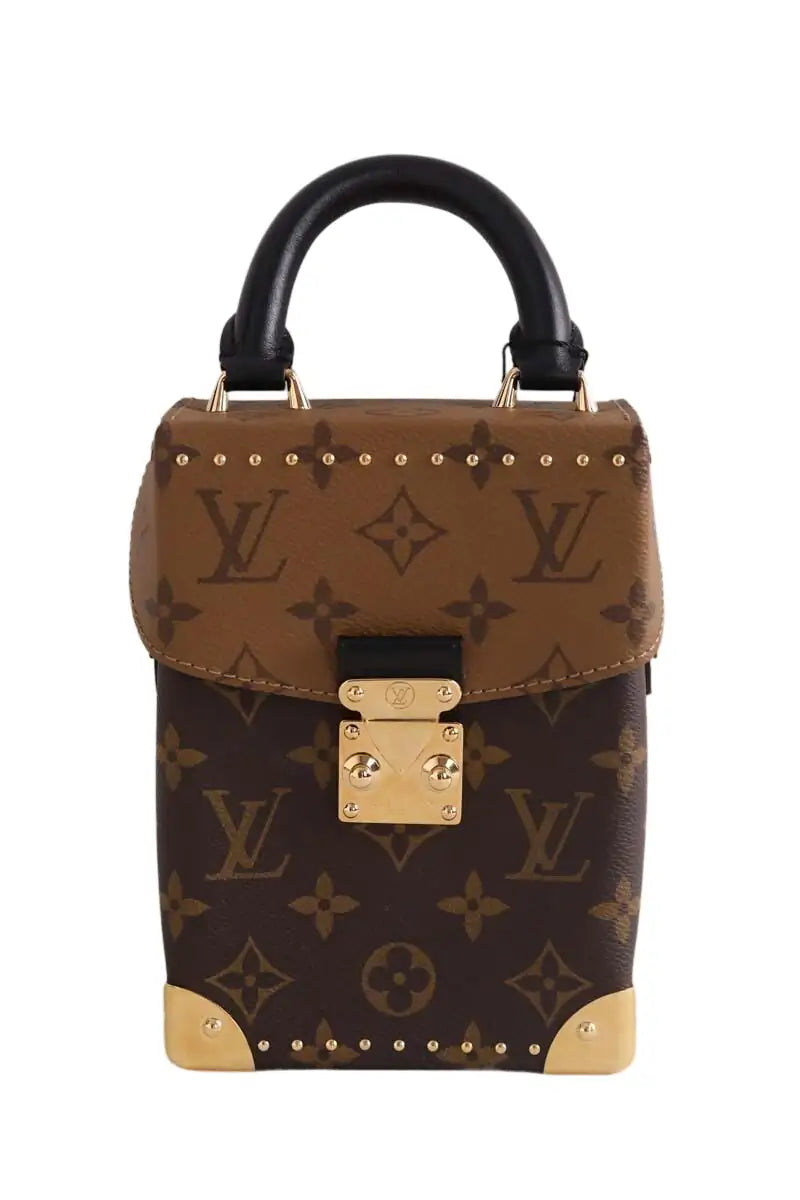 Sac à bandoulière Louis Vuitton Camera Box Marron en Cuir - Seconde Main