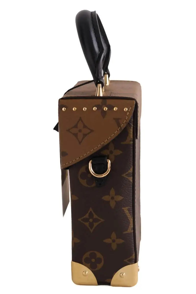 Sac à bandoulière Louis Vuitton Camera Box Marron en Cuir