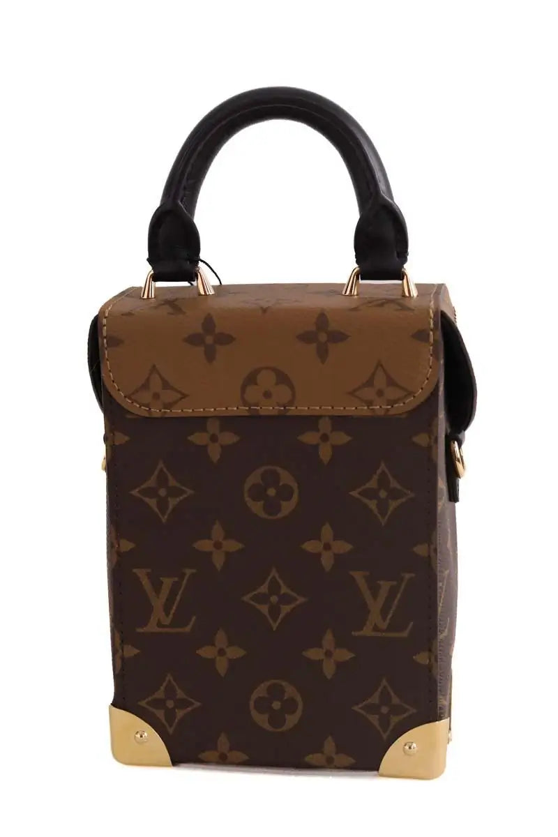 Sac à bandoulière Louis Vuitton Camera Box Marron en Cuir