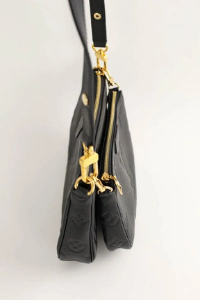 Sac à bandoulière Louis Vuitton Multi Pochette Accessoire Noir en Coton