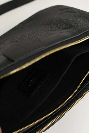 Sac à bandoulière Louis Vuitton Multi Pochette Accessoire Noir en Coton