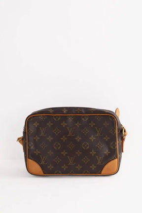 Sac à bandoulière Louis Vuitton Trocadéro 27 Marron en Cuir