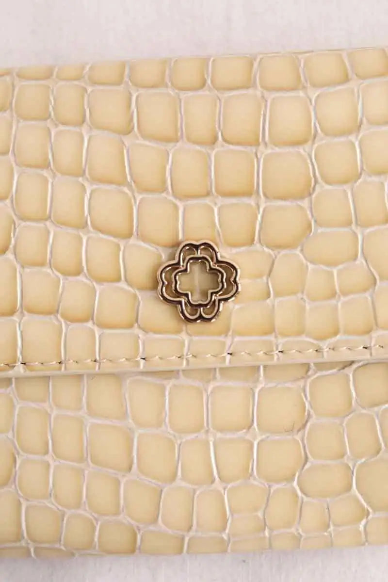 Sac à bandoulière Maje Beige en Cuir