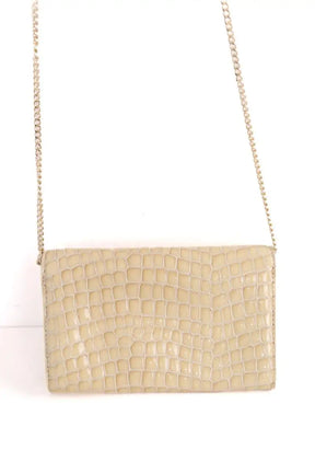 Sac à bandoulière Maje Beige en Cuir