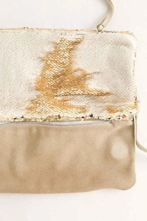 Sac à bandoulière Maje Beige en Polyester
