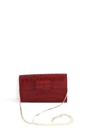 Sac à bandoulière Maje Rouge en Cuir