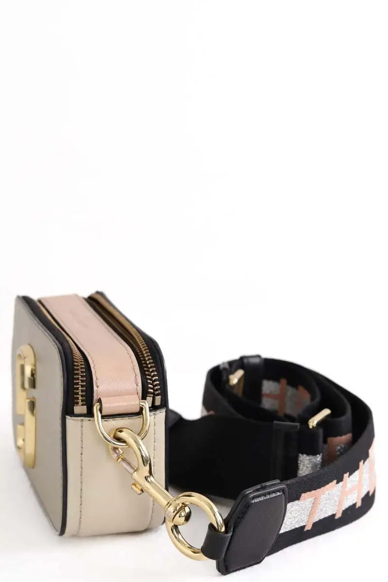 Sac à bandoulière Marc Jacobs Snapshot Beige en Cuir