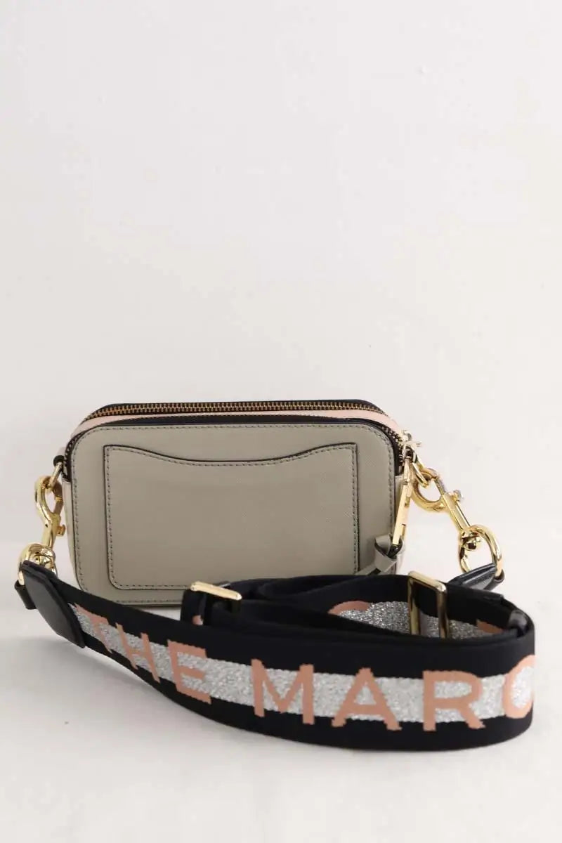 Sac à bandoulière Marc Jacobs Snapshot Beige en Cuir