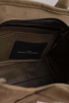 Sac à bandoulière Marc Jacobs The Tag Tote Kaki en Tissu
