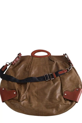 Sac à bandoulière Marni Kaki en Cuir - Seconde Main