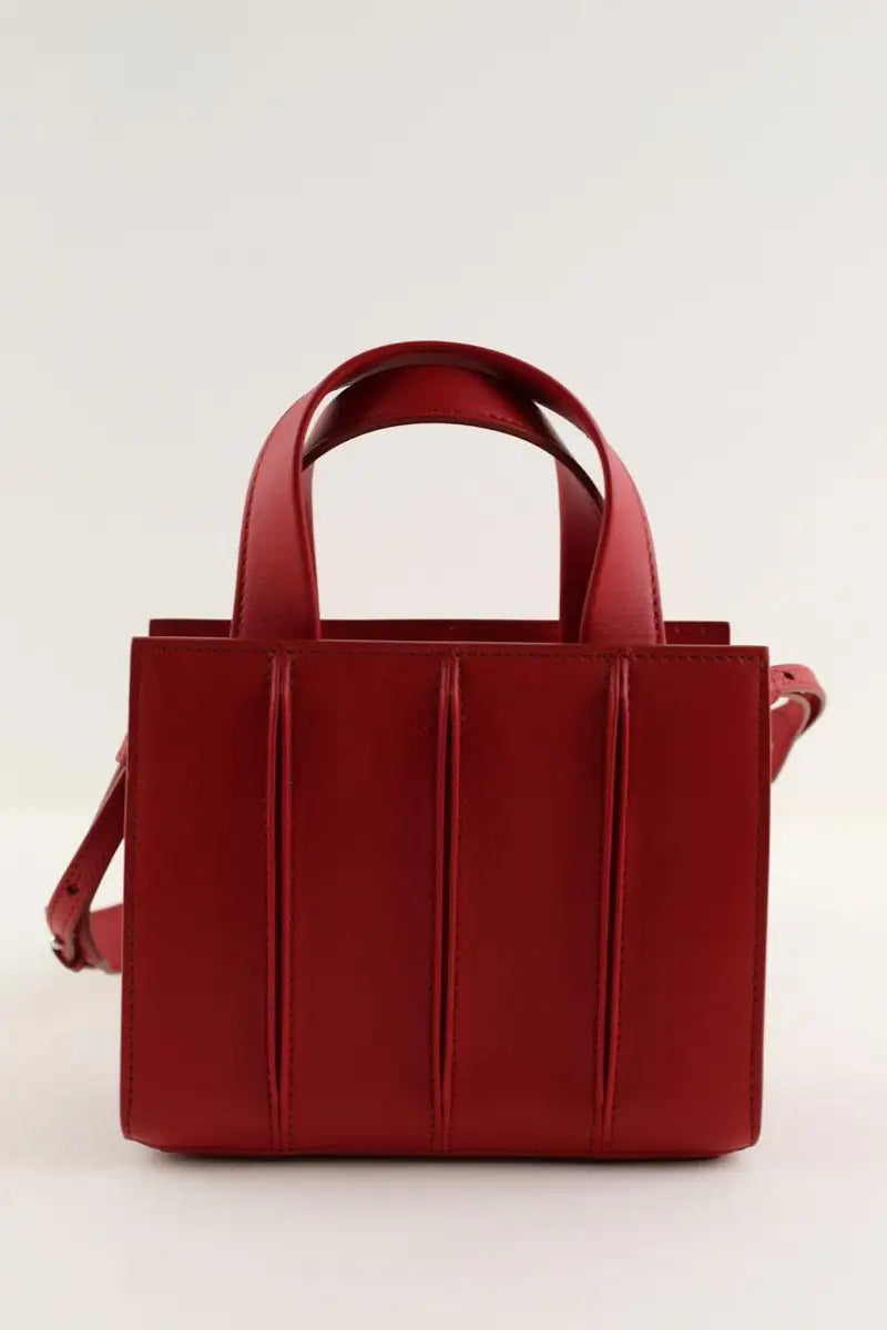 Sac à bandoulière Max Mara Whitney Rouge en Cuir
