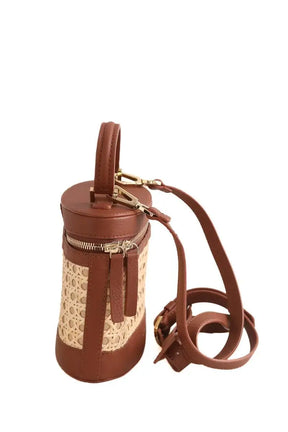 Sac à bandoulière Paris 64 Prismatic Marron en Cuir