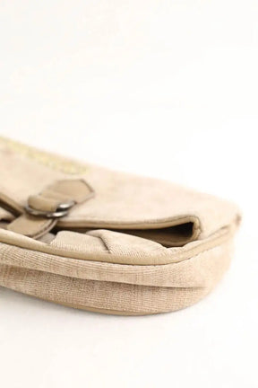 Sac à bandoulière Pinko Beige en Velours