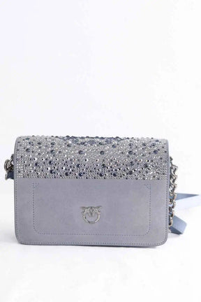 Sac à bandoulière Pinko Bleu en Cuir
