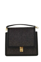 Sac à bandoulière Polène Numero Sept Anthracite en Cuir de veau façon poney - Seconde Main