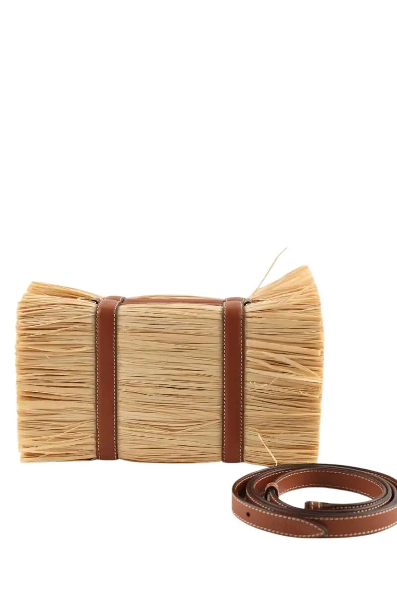 Sac à bandoulière Polène Pai Beige en Osier - Seconde Main