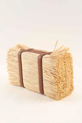 Sac à bandoulière Polène Pai Beige en Osier