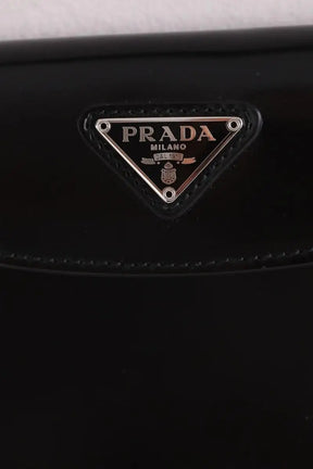Sac à bandoulière Prada Cleo Noir en Cuir