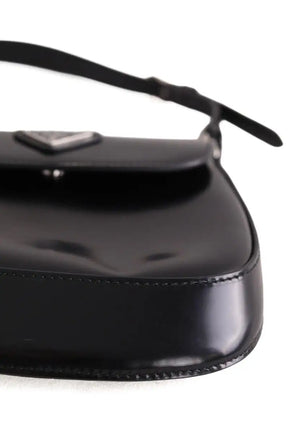 Sac à bandoulière Prada Cleo Noir en Cuir
