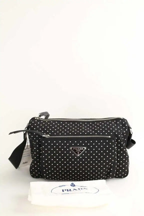 Sac à bandoulière Prada Noir en Tissu