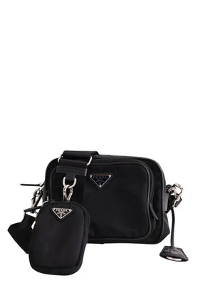 Sac à bandoulière Prada Noir en Tissu - Seconde Main