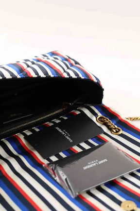 Sac à bandoulière Saint Laurent Jamie Blanc en Tissu