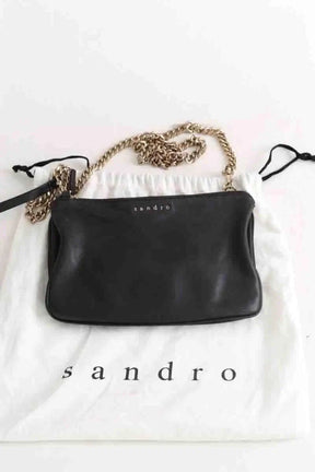 Sac à bandoulière Sandro Noir en Cuir