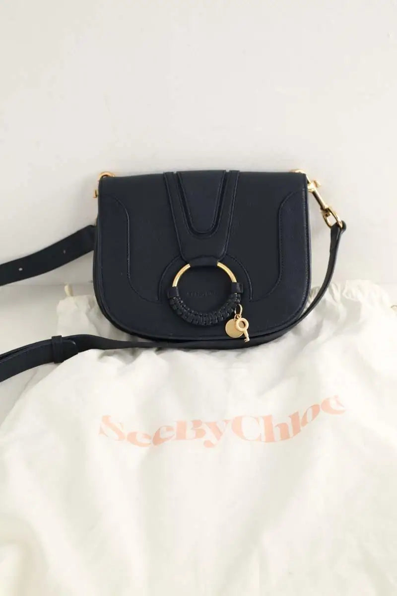 Sac à bandoulière See By Chloé Hana Bleu en Cuir