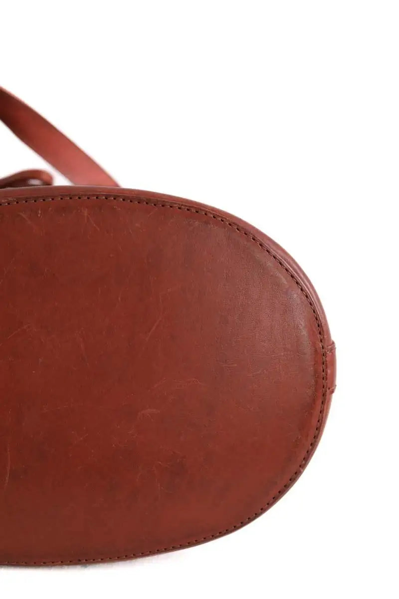 Sac à bandoulière Sézane Camel en Cuir