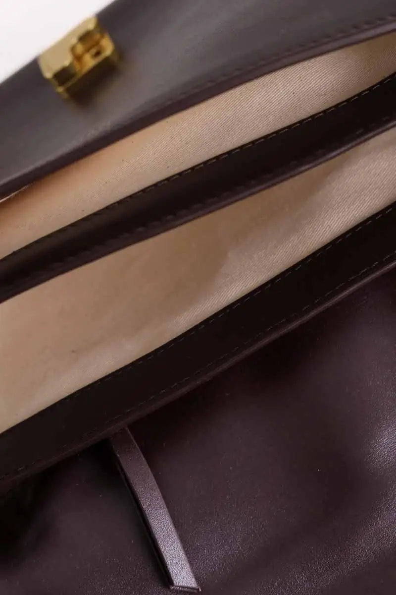 Sac à bandoulière Soeur Bellissima maxi Marron en Cuir