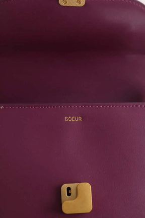 Sac à bandoulière Soeur Violet en Cuir
