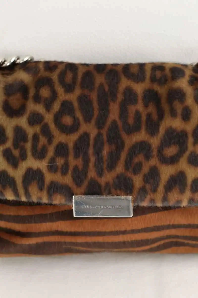 Sac à bandoulière Stella McCartney becks Marron en Fausse fourrure