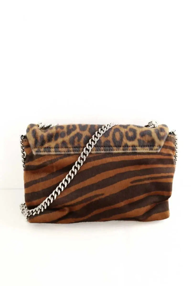 Sac à bandoulière Stella McCartney becks Marron en Fausse fourrure