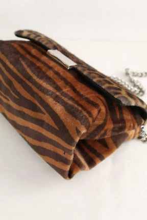 Sac à bandoulière Stella McCartney becks Marron en Fausse fourrure