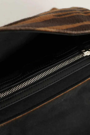 Sac à bandoulière Stella McCartney becks Marron en Fausse fourrure