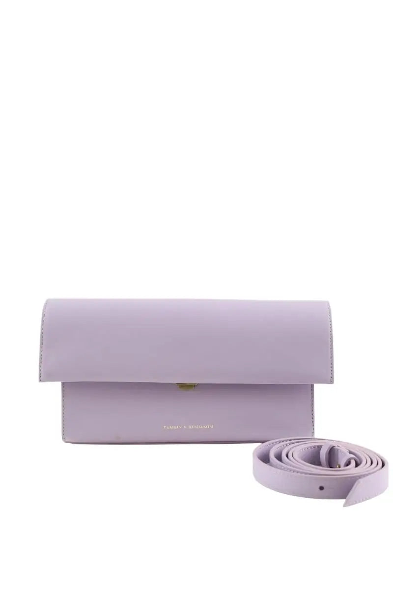 Sac à bandoulière Tammy & Benjamin McDo X Emily in paris Violet en Cuir - Seconde Main