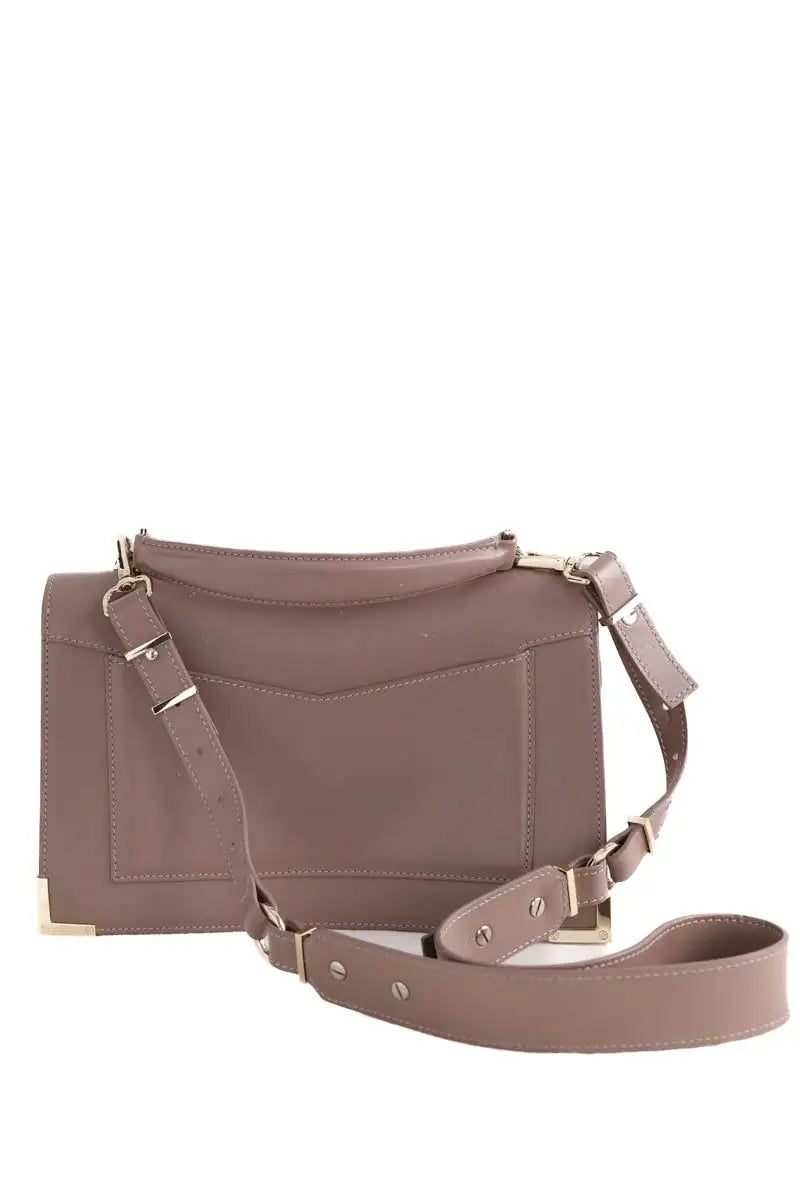 Sac à bandoulière The Kooples Beige en Cuir