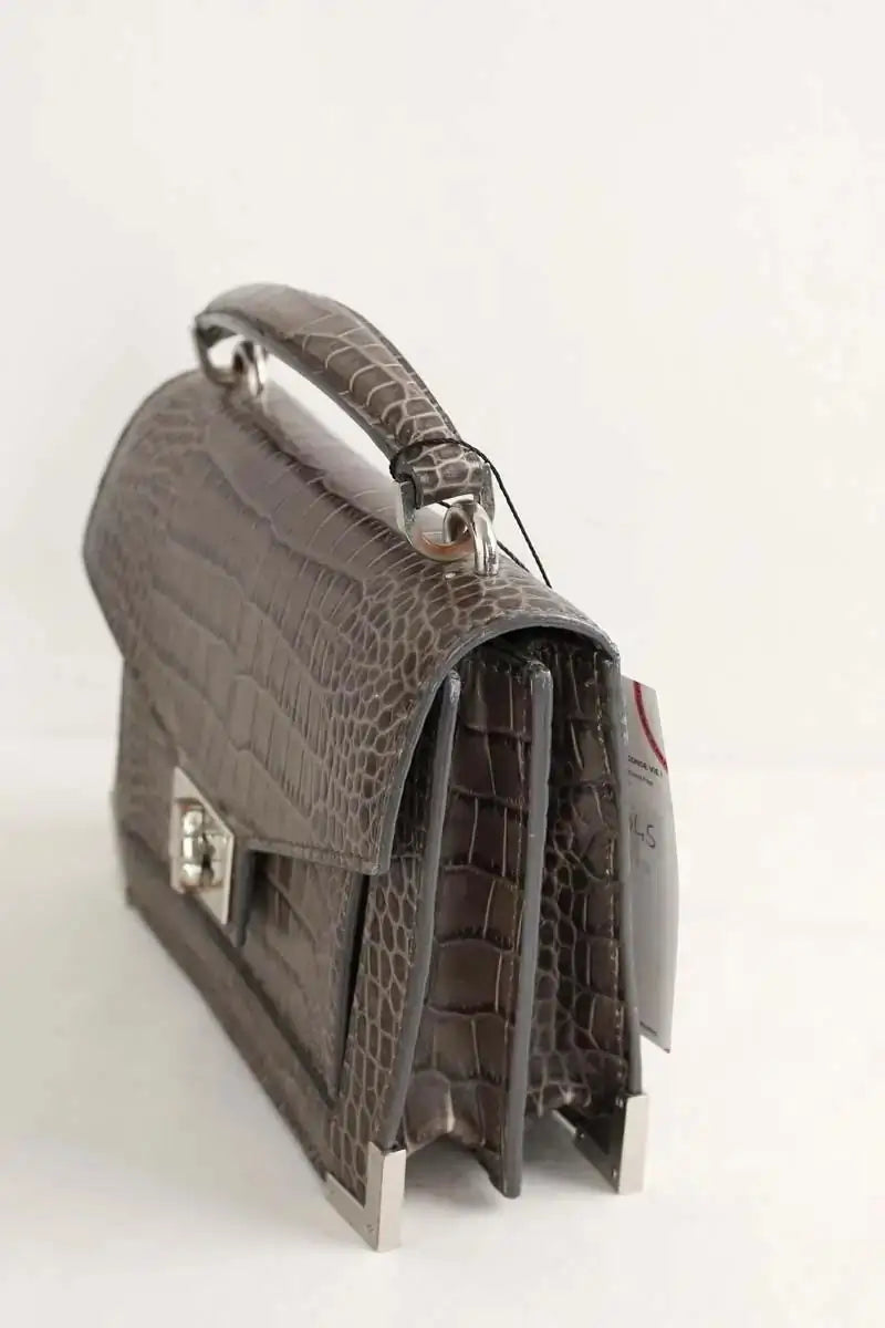 Sac à bandoulière The Kooples Emily Kaki en Cuir
