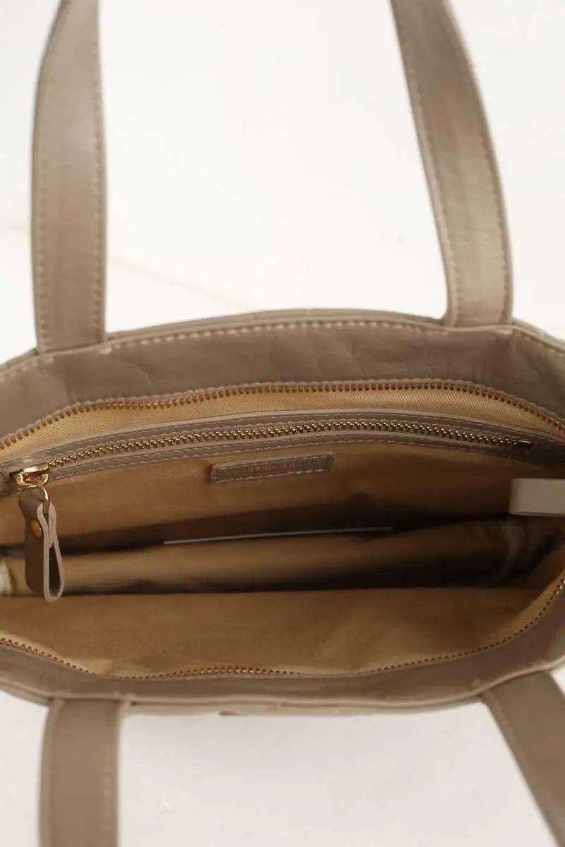 Sac à bandoulière Vanessa Bruno Beige en Cuir