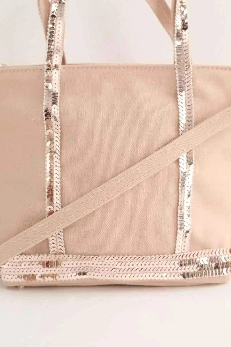 Sac à bandoulière Vanessa Bruno Rose en Coton